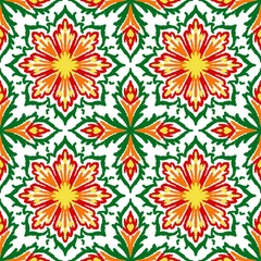 seamless pattern with flowers