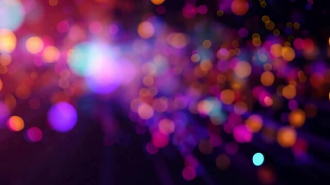 Glitzernde Festliche Bokeh Partikel Explosion Animation Hintergrund