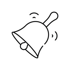 School Bell Vector icon