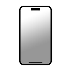 smart phone with blank screen
