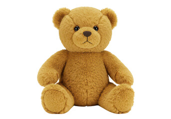 Obraz premium Soft plush teddy bear toy for kids and baby gifts present on transparent background