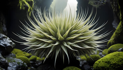 Obraz premium Sea anemone underwater marine life ocean nature wildlife aquatic ecosystem reef environment photography