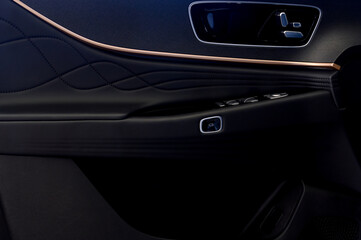 Interior of a modern car. Interior of a modern car.