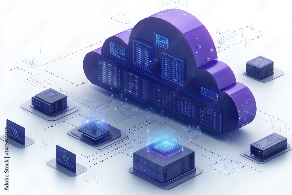 Aufkleber cloud computing infrastructure
