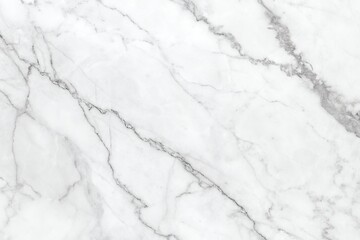 Obraz premium Elegant white marble texture with delicate gray veining, a timeless symbol of sophistication and luxury.