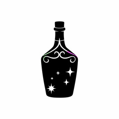 creative Silhouette elixir Icon Vector Illustration