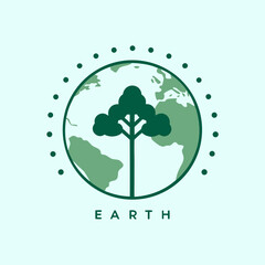earth day and environment icon