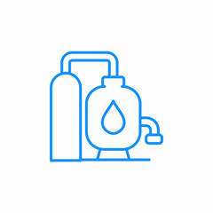 water treatment plant icon sign vector
