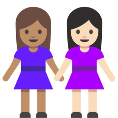 Girls Standing Side by Side