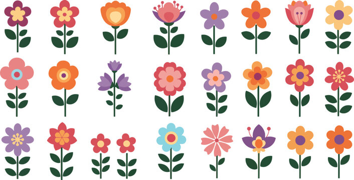 Flwer design pattern image silhouette