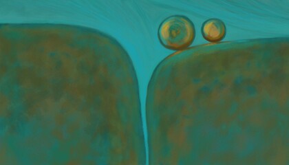 Abstract image for printing - digital painting. The picture is painted by hand on a tablet. © neurostructure