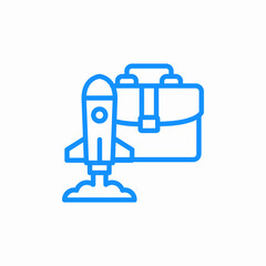 business startup icon sign vector
