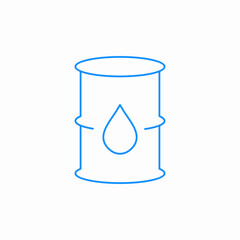 oil barrel icon sign vector