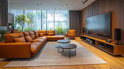 Fototapeta premium Modern Home Theater Room (13)