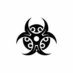 creative Silhouette poison Icon Vector Illustration
