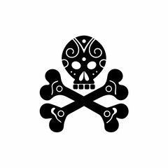 creative Silhouette poison Icon Vector Illustration