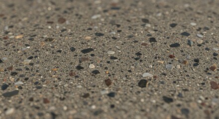 Close Up Texture of Grey Exposed Aggregate Concrete