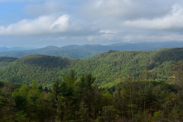 Obraz premium Rolling Hills Along the Blue Ridge Parkway