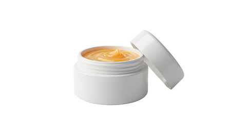 Nourishing Honey Face Cream in a Sleek White Jar