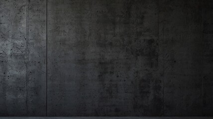 Fototapeta premium Dark grey black textured concrete wall background
