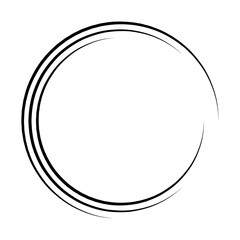 Circular banner, Round frames, borders, hand-drawn, circular markers highlighting text vector 