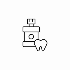 dentist tools icon sign vector