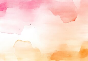 Abstract watercolor texture with pink and orange hues, perfect for creative design projects.