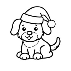 Fototapeta premium dog with a hat