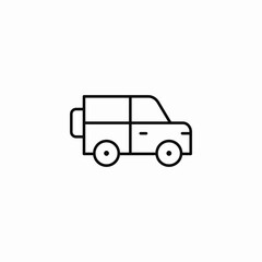 off road vehicle icon sign vector