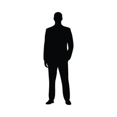 Man standing silhouette
