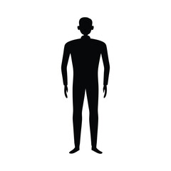 Man standing silhouette
