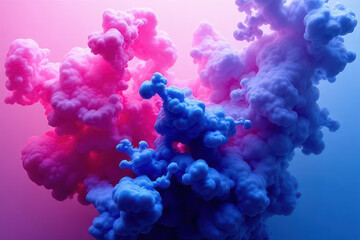 Mesmerizing Ink in Water: Close-Up Abstract Photography of Swirling Colors