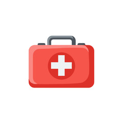 Obraz premium First aid kit icon for medical and emergency apps