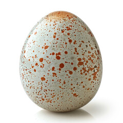 Real Quail Egg with Detailed Shell Texture
