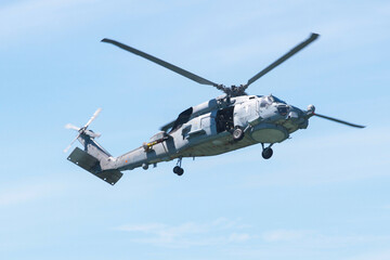 military maneuvers. Infantry, aviation and navy landing	