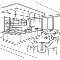 vector drawing of a house