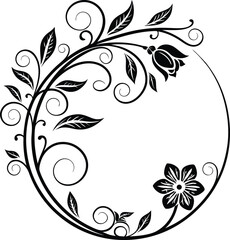 abstract floral background with flowers , digital, graphic, modern, colorful, vibrant, delicate, feminine