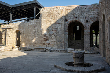 Fototapeta premium St Nicholas Church, Santa Claus Church, in Demre, Turkey. It is a historic East Roman basilica church of ancient city Myra.