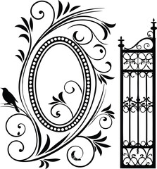 decorative floral ornament , minimalist, aestheticdesign, classic, lush, harmony, charm, colorful, natural