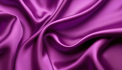 Close-up of draped purple fabric with soft folds and highlights.
