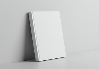 Blank book cover mockup template design for branding and advertising