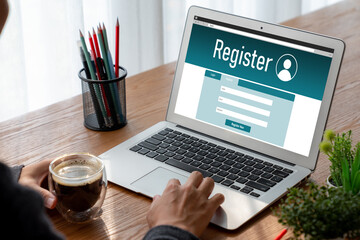 Online registration form for modish form filling on the internet website