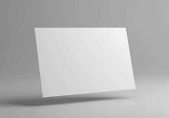 White paper sheet blank mockup template for design presentation seo