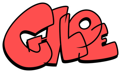 CHLOE Graffiti NAME - Street Art Urban Wall TAG - Transparent PNG Download for T-shirt, Sticker, Logo, Print, Cut, Sew - clipart