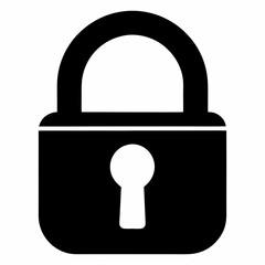 lock icon vector illustration
