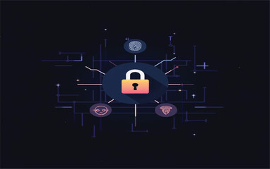 Flux_Dev_Abstract_secure_digital_identity_system_concept_with