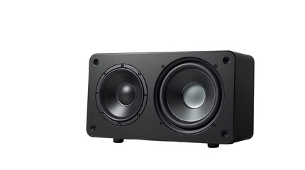 Fototapeta premium Photo of speaker isolated on transparent background.png