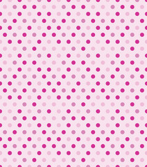 Seamless Pink Dot Pattern Background EPS Vector