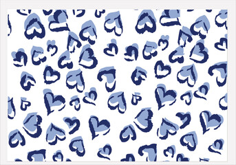 leopard animal print vector design and background	