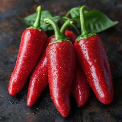 Growing vibrant red peppers from seeds at a home garden setting during late summer harvest season Generative AI